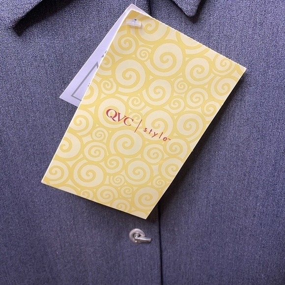 Women’s Vintage Dialogue Gray Blazer/ Jacket 16 NWT - Picture 3 of 10